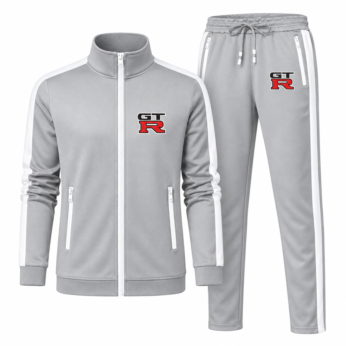 Men's GTR Car Dri-Fit TrackSuit | Color: Gray | Image 1