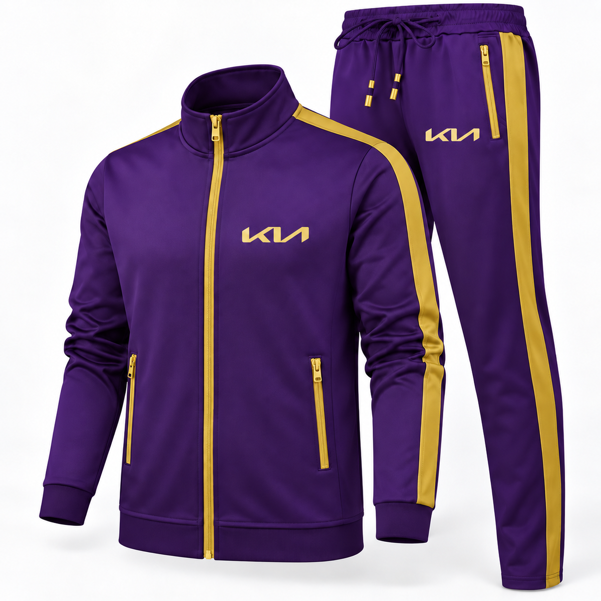 Men's Kia Car Dri-Fit TrackSuit | Color: Purple | Image 2