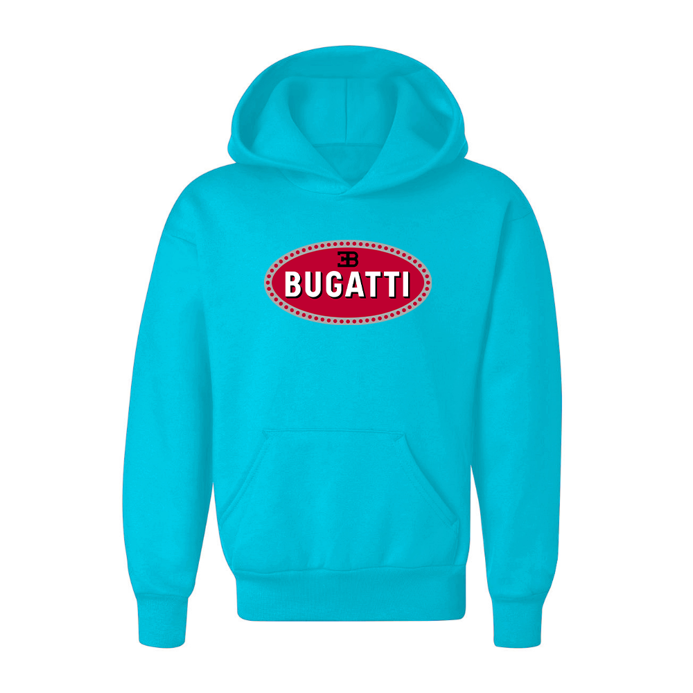 Youth Kids Bugatti Car Pullover Hoodie