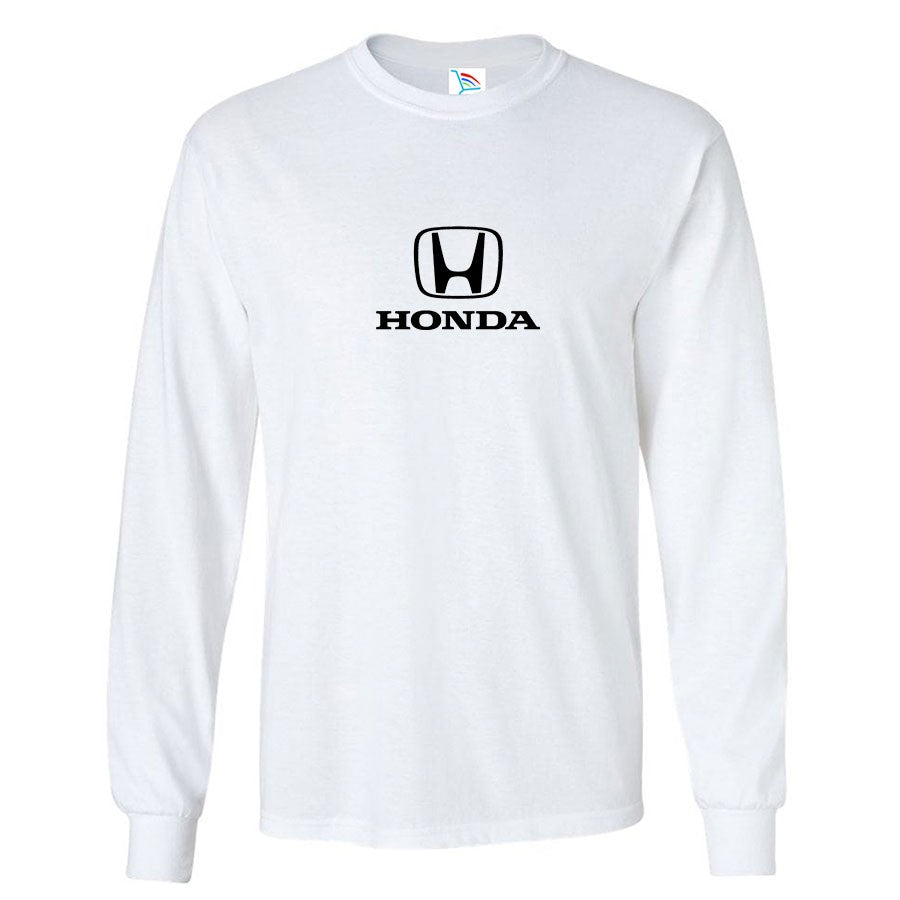 Youth Kids Honda Motorsport Car Long Sleeve T-Shirt