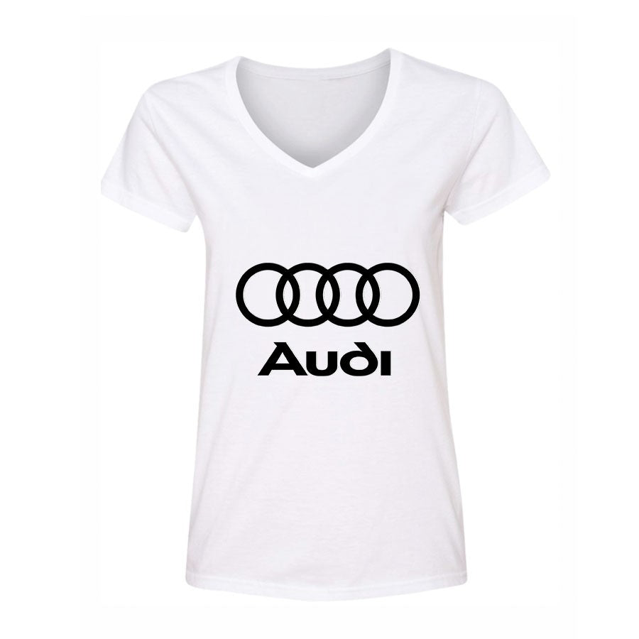 Women's Audi Motorsports Car V-Neck T-Shirt