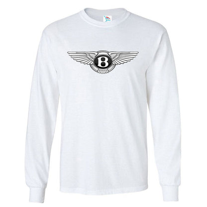 Men’s Bentley Motorsports Car Long Sleeve T-Shirt