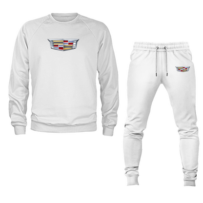 Men’s Cadillac Car Crewneck Sweatshirt Joggers Suit