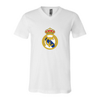 Men’s Real Madrid Soccer  - BELLA + CANVAS - Jersey V-Neck Tee - 3005