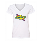 Women's Sunoco Gas Station V-Neck T-Shirt
