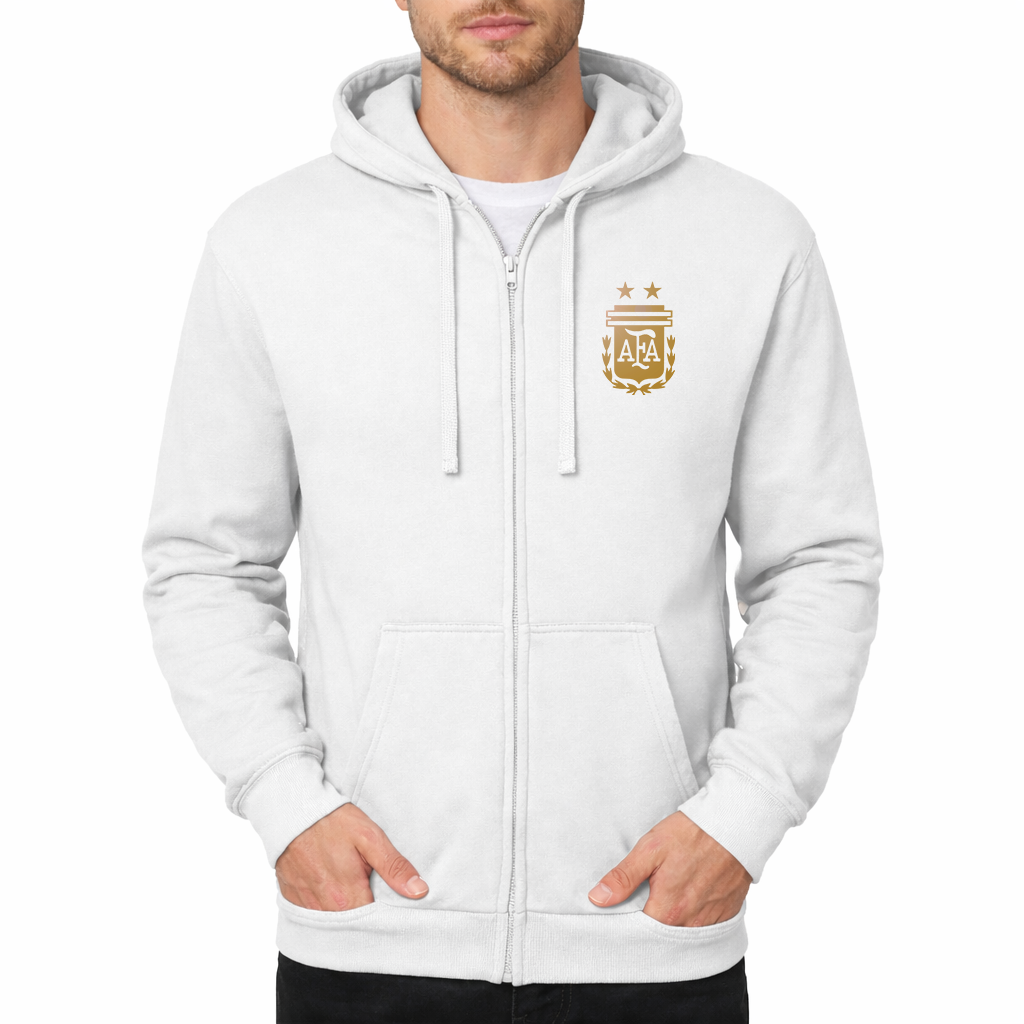 Men's Argentina Soccer Zipper Hoodie