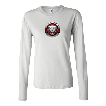 Women's Jaguar Motorsport Car Long Sleeve T-Shirt