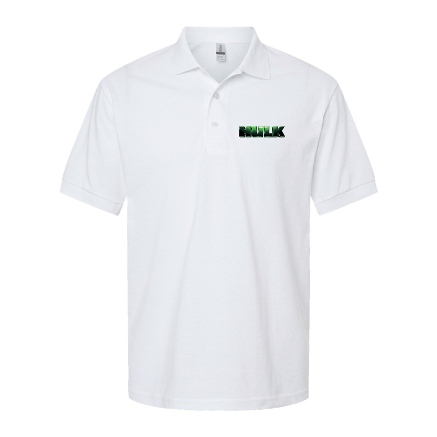 Men's The Hulk Marvel Superhero Dry Blend Polo