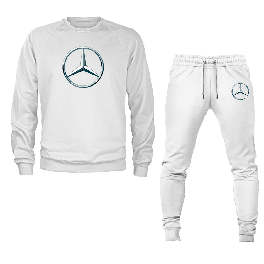 Men's Mercedes-Benz New Car Crewneck Sweatshirt Joggers Suit