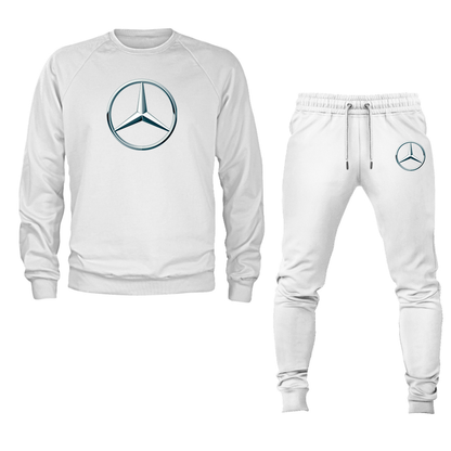 Men's Mercedes-Benz New Car Crewneck Sweatshirt Joggers Suit