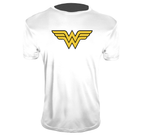 Men's Wonder Woman Superhero Polyester T-Shirt