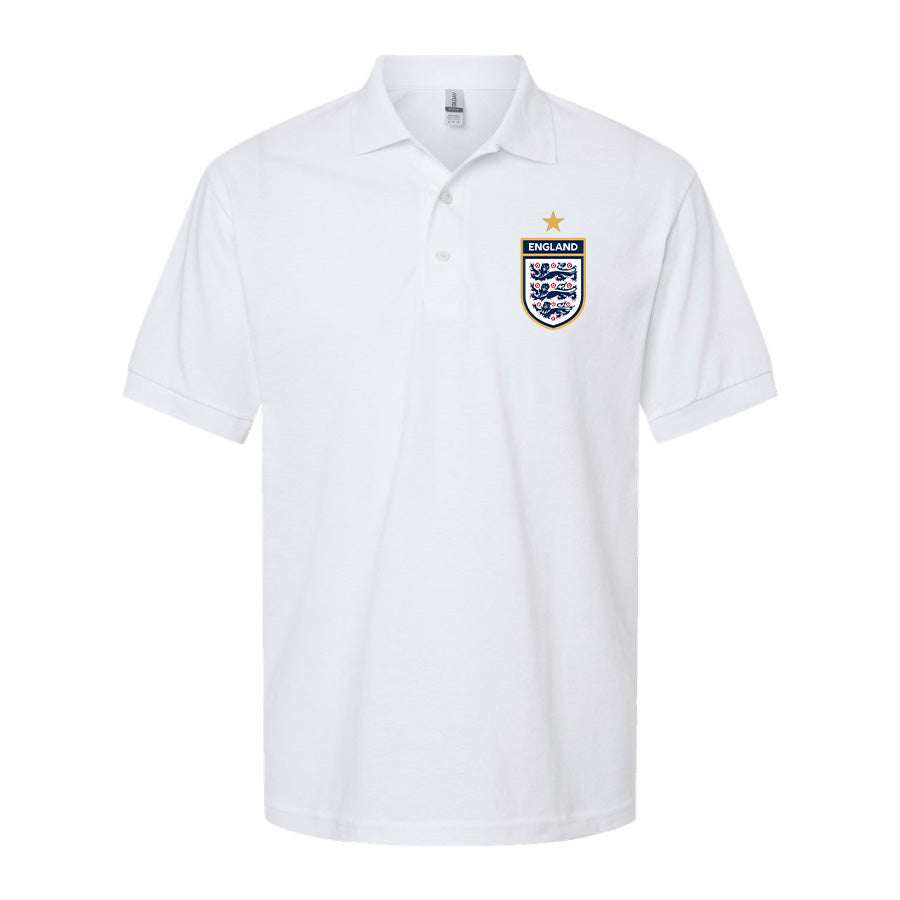 Men's England National Soccer Team Dry Blend Polo