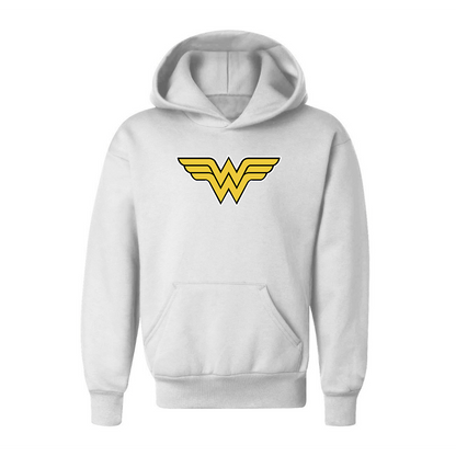 Youth Kids Wonder Woman Superhero Pullover Hoodie