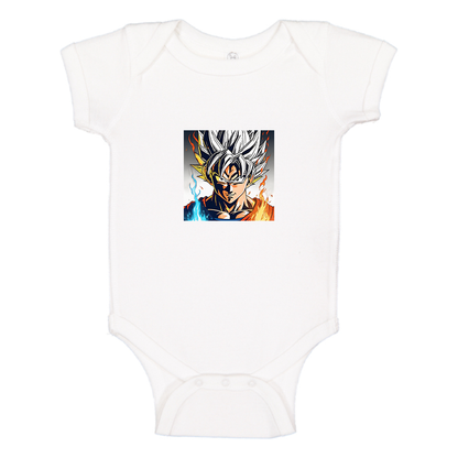 Goku Fire Dragon Ball Z Cartoon Baby Romper Onesie