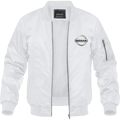 Men’s Nissan Motorsport  Car Lightweight Bomber Jacket Windbreaker Softshell Varsity Jacket Coat