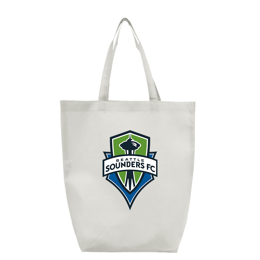 Seattle Sounders FC -  Q-Tees - Non-Woven Gusset Bottom Tote - Q1251