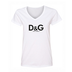 Women's Dolce and Gabbana V-Neck T-Shirt