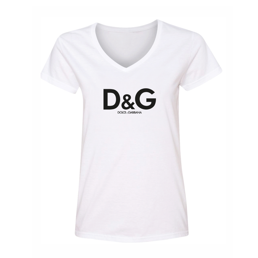 Women's Dolce and Gabbana V-Neck T-Shirt