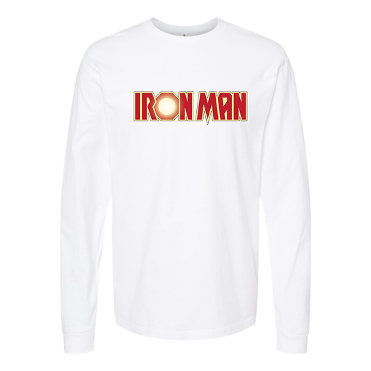 Youth Kids Iron Man Marvel Superhero Long Sleeve T-Shirt