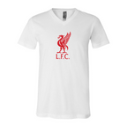 Men’s  Liverpool L.F.C Soccer  - BELLA + CANVAS - Jersey V-Neck Tee - 3005