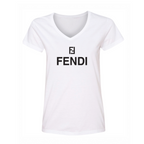 Women's Fendi V-Neck T-Shirt