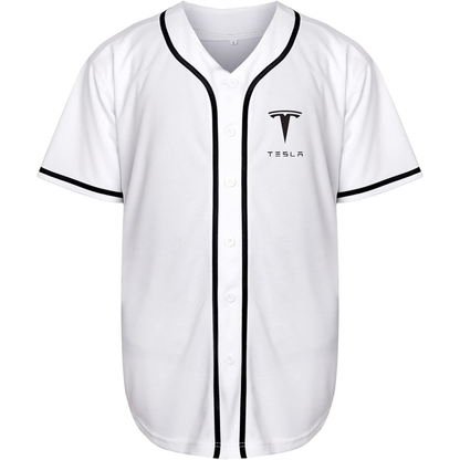 Men’s Tesla Motorsports Car Baseball Jersey