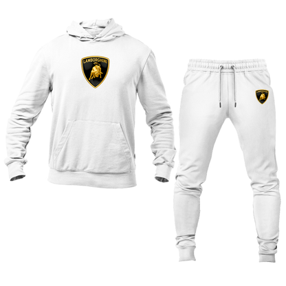 Men’s Lamborghini Car Hoodie Joggers Set