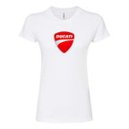 Women’s Ducati Motorcycle Round Neck T-Shirt