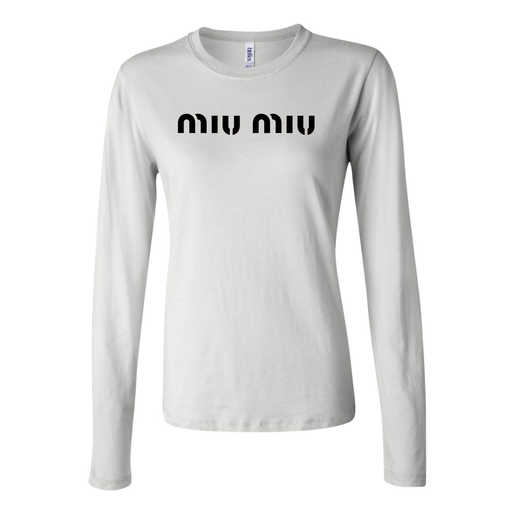 Women's Miu Miu Long Sleeve T-Shirt