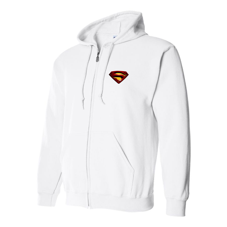 Men's Superman Superhero Zipper Hoodie