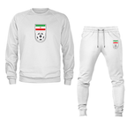 Men's Iran National Soccer Team Crewneck Sweatshirt Joggers Suit