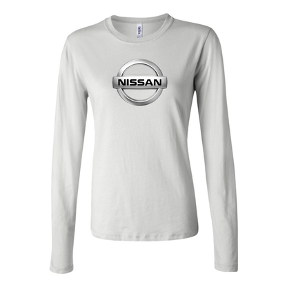 Women's Nissan Motorsport Car Long Sleeve T-Shirt