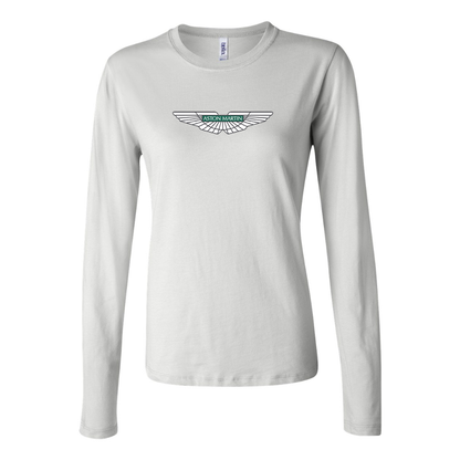 Women's Aston Martin Motorsports Car Long Sleeve T-Shirt