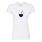 Women’s Maserati Car Round Neck T-Shirt