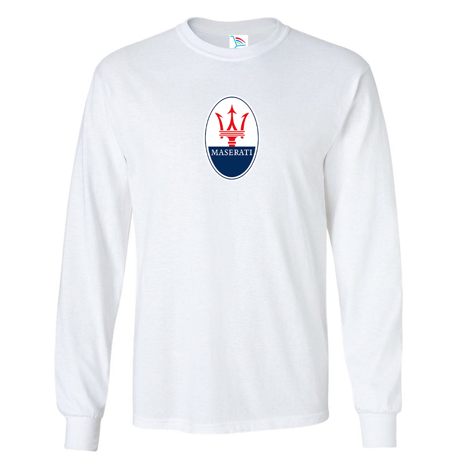 Men’s Maserati Car Long Sleeve T-Shirt