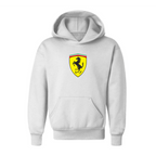 Youth Kids Ferrari Motorsport Car Pullover Hoodie