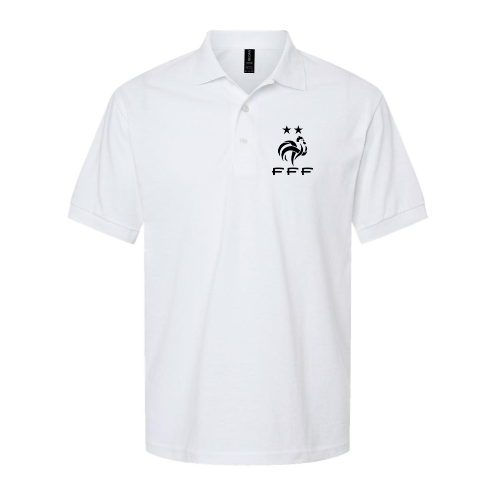 Men's France Soccer Dry Blend Polo