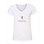 Women's Pontiac Car V-Neck T-Shirt