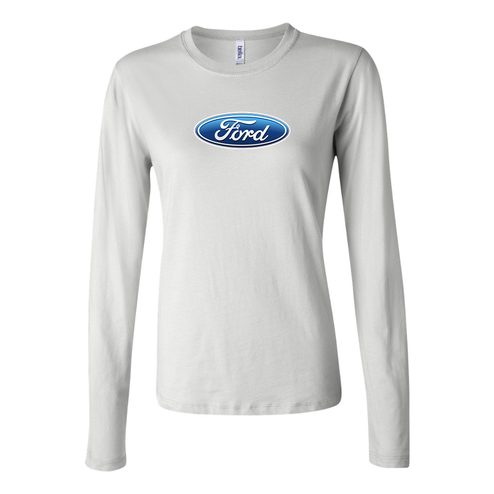 Women's Ford Car Long Sleeve T-Shirt