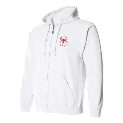 Men's Spiderman Marvel Avengers Superhero  Zipper Hoodie