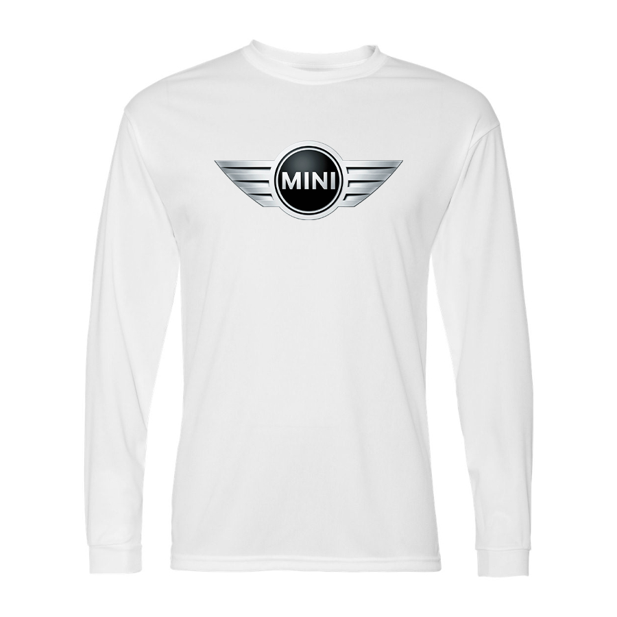 Men's Mini Cooper Car NEW -  Polyester Long Sleeve T-Shirt