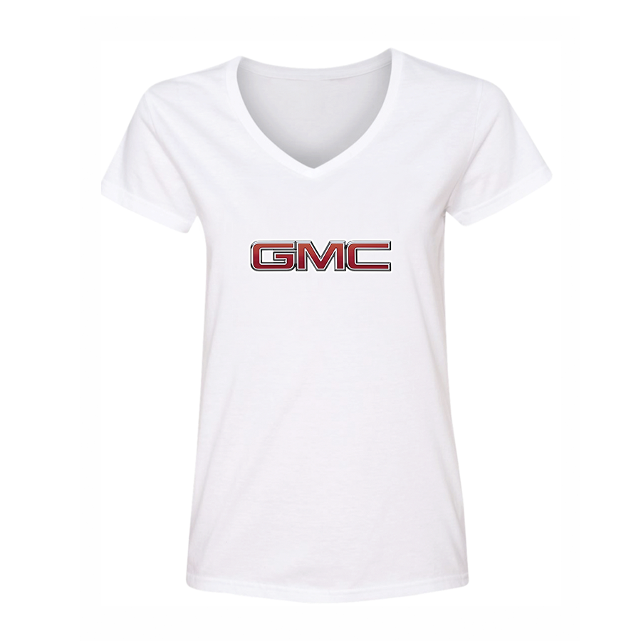 Women's GMC Car V-Neck T-Shirt