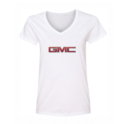 Women's GMC Car V-Neck T-Shirt