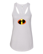 Women's The Incredibles Cartoon Racerback Tank Top