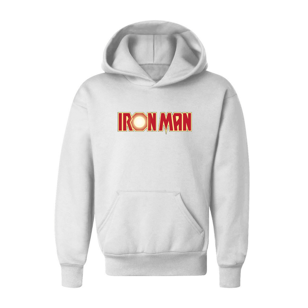 Youth Kids Iron Man Marvel Superhero Pullover Hoodie