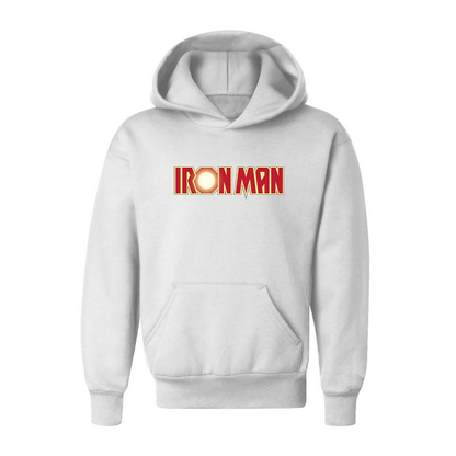 Youth Kids Iron Man Marvel Superhero Pullover Hoodie
