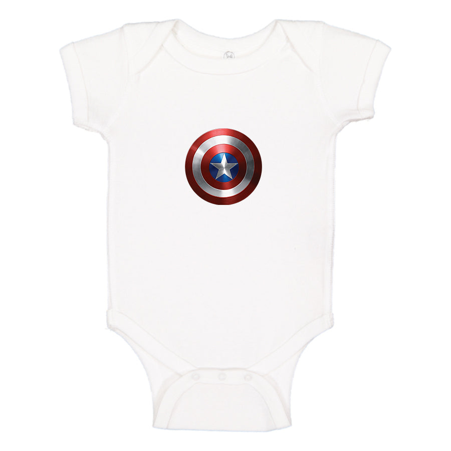 Captain America Superhero Baby Romper Onesie