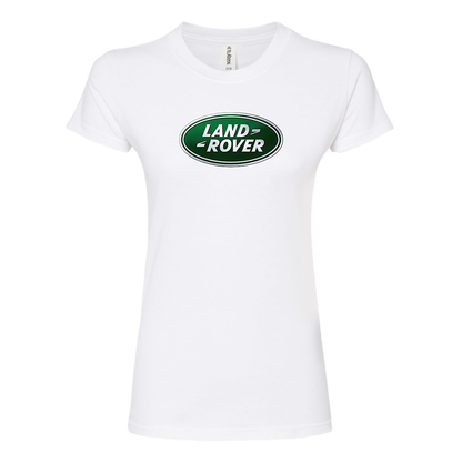 Women’s Land Rover Car Round Neck T-Shirt