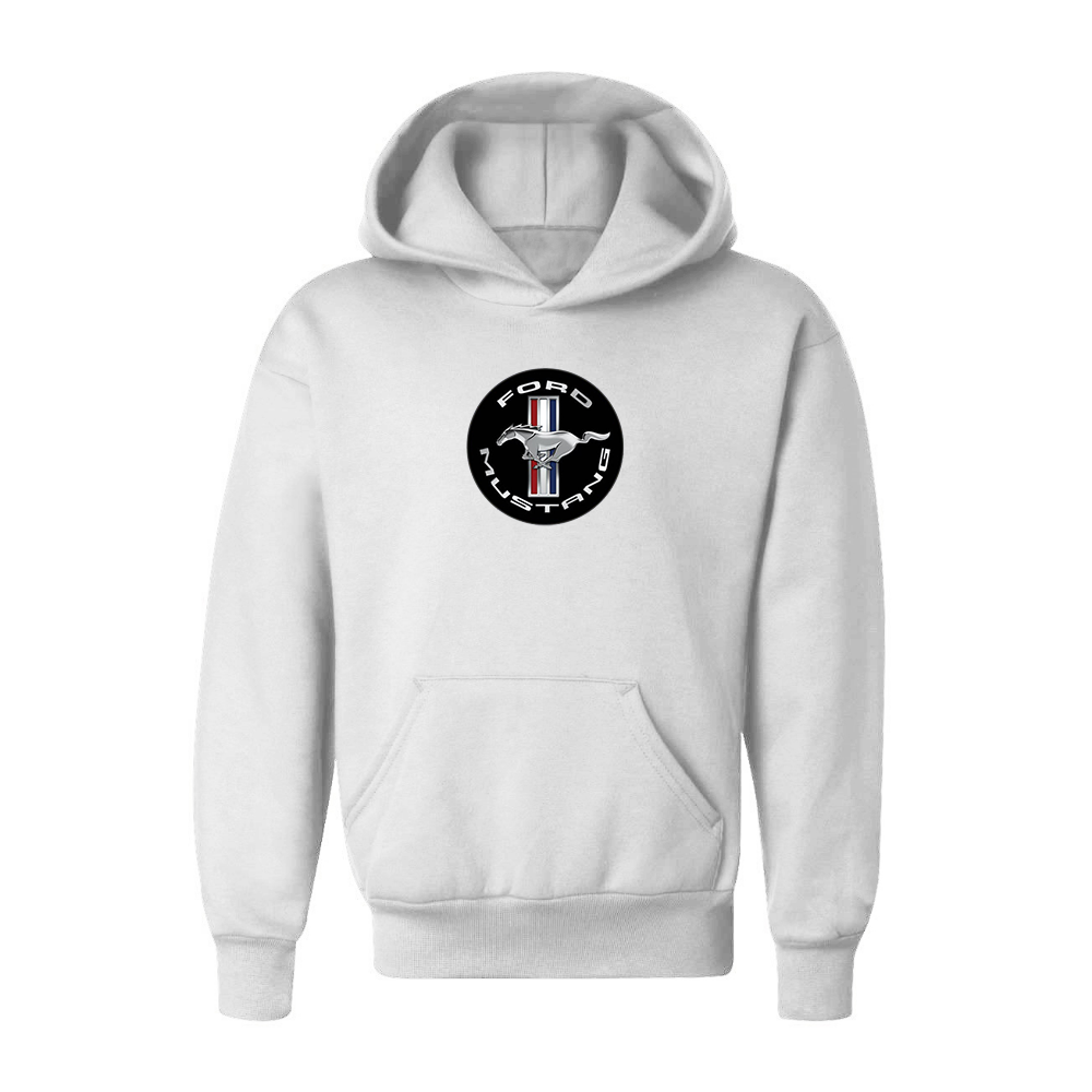 Youth Kids Ford Mustang Motorsport Car Pullover Hoodie