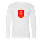 Men’s Spain Red Logo National Soccer Team - C2 Sport - Performance Long Sleeve T-Shirt - 5104
